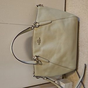 Authentic Light Sage Coach Handbag